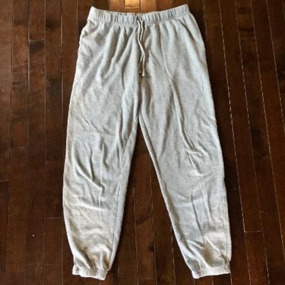 Womens Relaxed Gray Joggers - Picture 2 of 2
